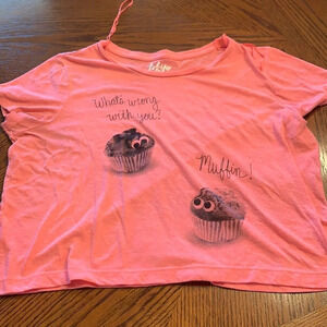 What’s wrong with you Muffin Crop Tee shirt